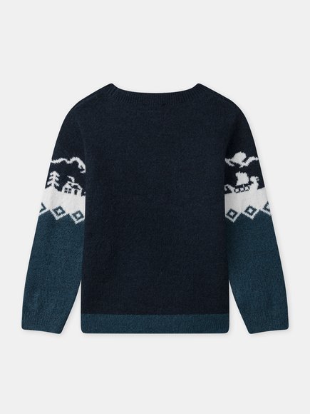 Παιδικό Πουλόβερ Για Αγόρια - Μπλε Παιδικό Πουλόβερ Για Αγόρια