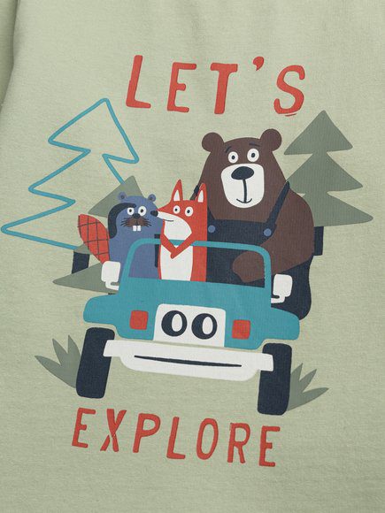 Σετ Παιδικές Πιτζάμες Για Αγόρια Green Explorers - Πρασινο Σετ Παιδικές Πιτζάμες Για Αγόρια Green Explorers