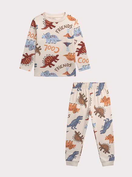 Σετ Παιδικές Πιτζάμες Για Αγόρια Cool Friends - Λευκο Σετ Παιδικές Πιτζάμες Για Αγόρια Cool Friends