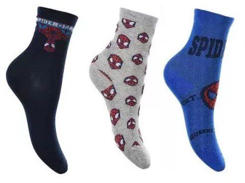Παιδικές Κάλτσες για Αγόρι Childrenland MARVEL Χρώματος Πολύχρωμο SPIDERMAN-900684 3 Ζεύγη