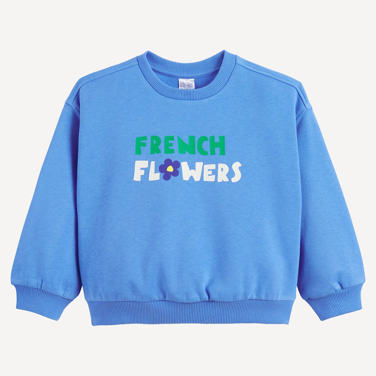 Φούτερ με στρογγυλή λαιμόκοψη Μπλε