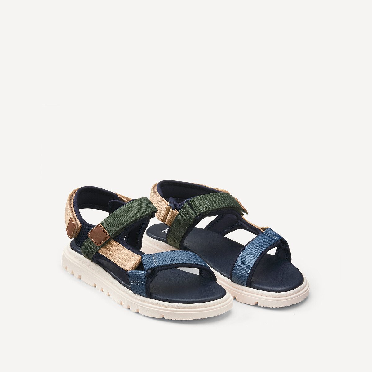 Πέδιλα με αυτοκόλλητο κούμπωμα Διαφορα Χρωματα