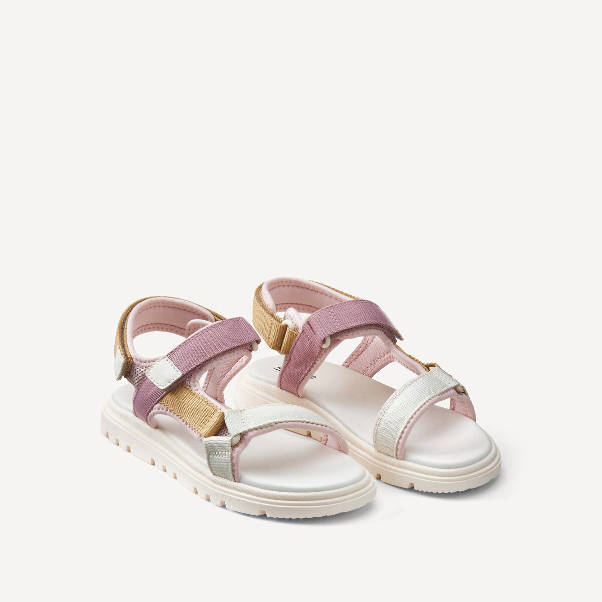 Πέδιλα με αυτοκόλλητα λουράκια Διαφορα Χρωματα