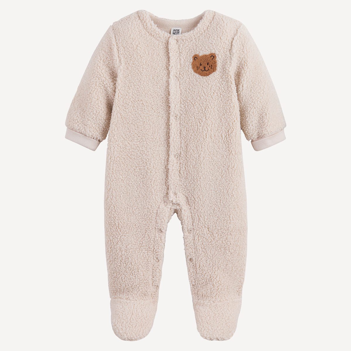 Πιτζάμα-φόρμα από ύφασμα σερπά Μπεζ