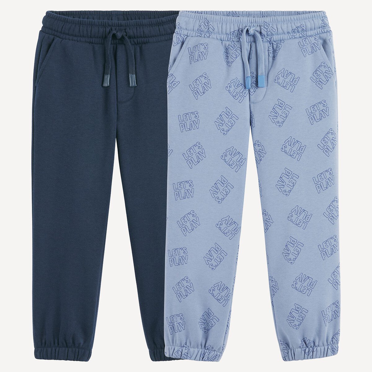 Σετ 2 φόρμες jogging από φούτερ Μπλε