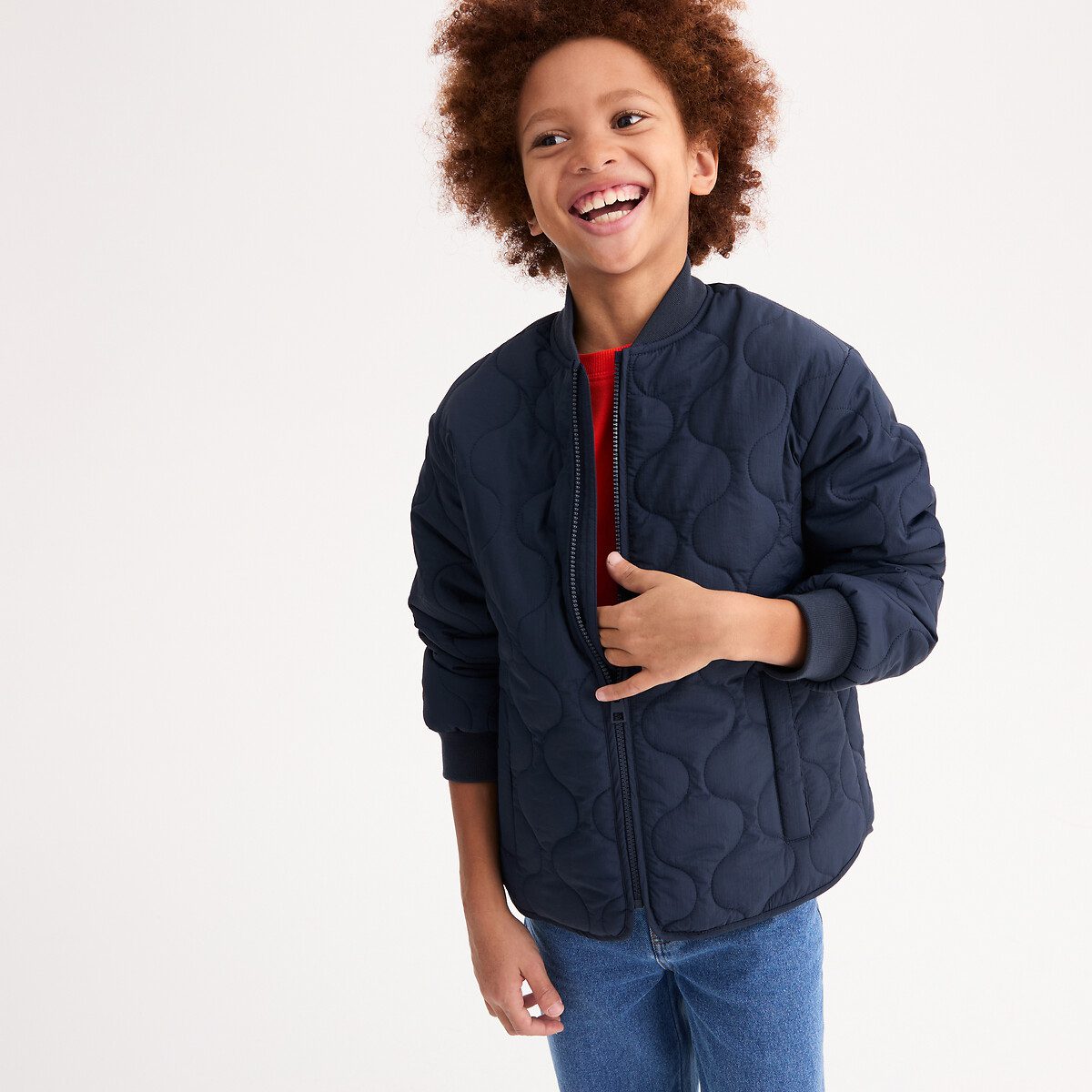 Ανάλαφρο μπουφάν Μπλε