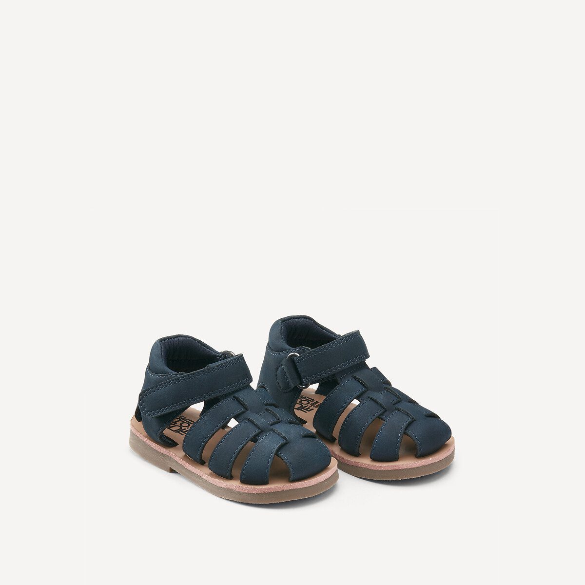 Κλειστά σανδάλια με σκρατς Μπλε