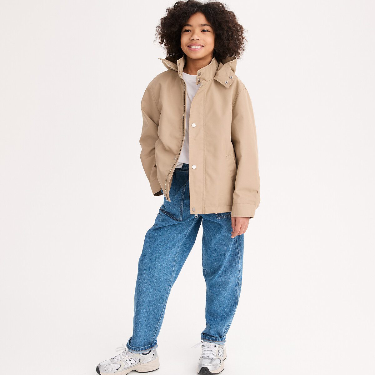 Αντιανεμικό μπουφάν Μπεζ