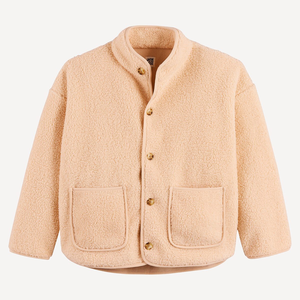 Ζακέτα από σέρπα με fleece επένδυση Μπεζ