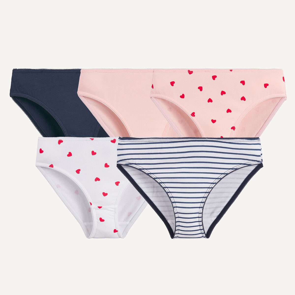 Σετ 5 σλιπ Διαφορα Χρωματα