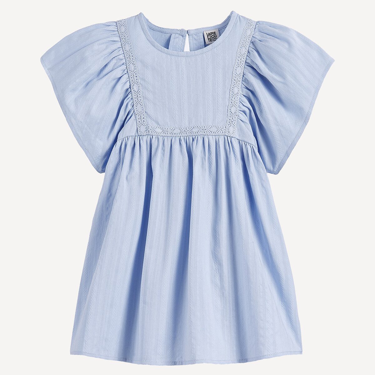 Φόρεμα με στρογγυλή λαιμόκοψη Μπλε