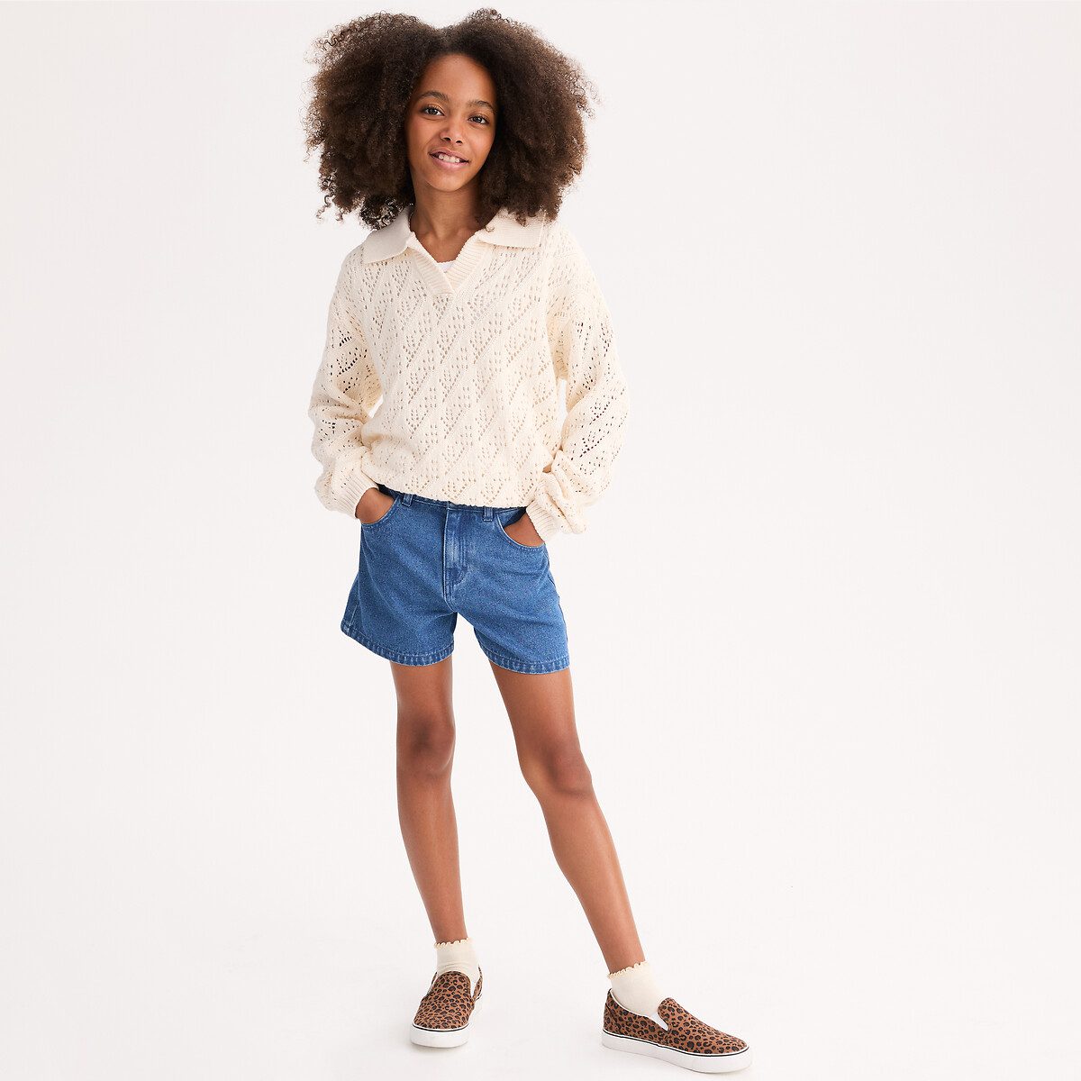 Τζιν σορτς Μπλε