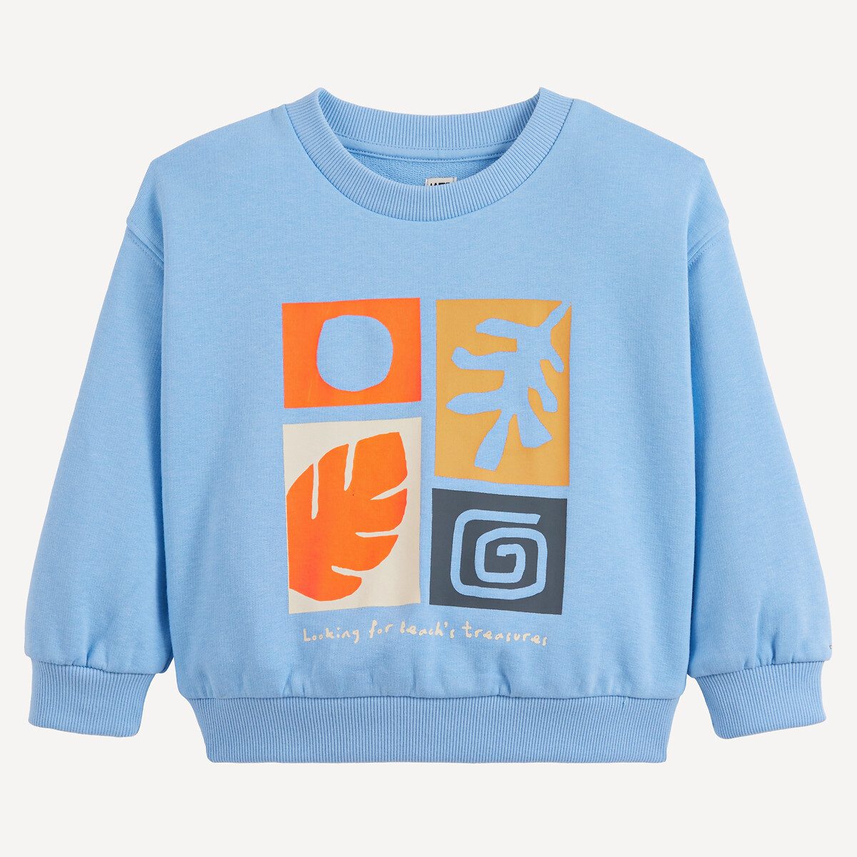 Φούτερ με στάμπα Μπλε