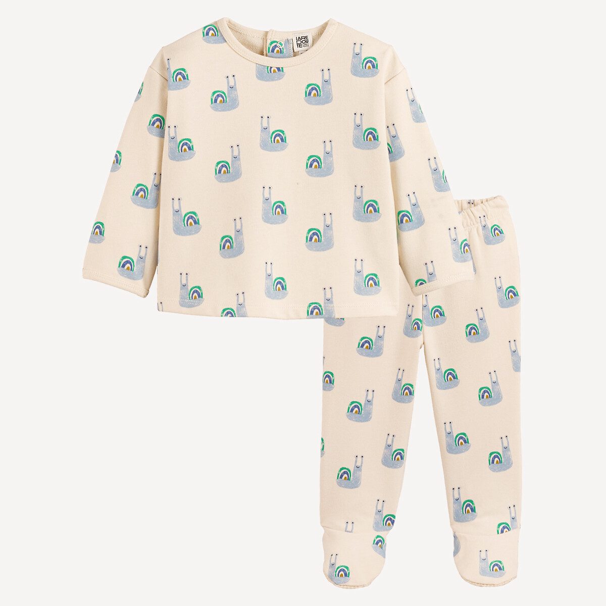 Πιτζάμα 2 τεμαχίων από φλις Διαφορα Χρωματα