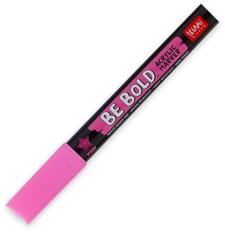 Legami Acrylic Marker-Be Bold-Pink