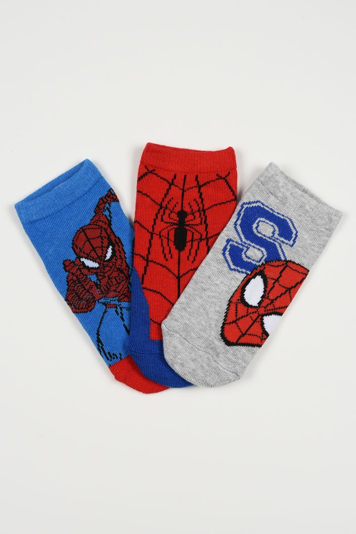 Παιδικές Κάλτσες για Αγόρι Disney Spider-Man Χρώματος Πολύχρωμo EZO6041.PACK1