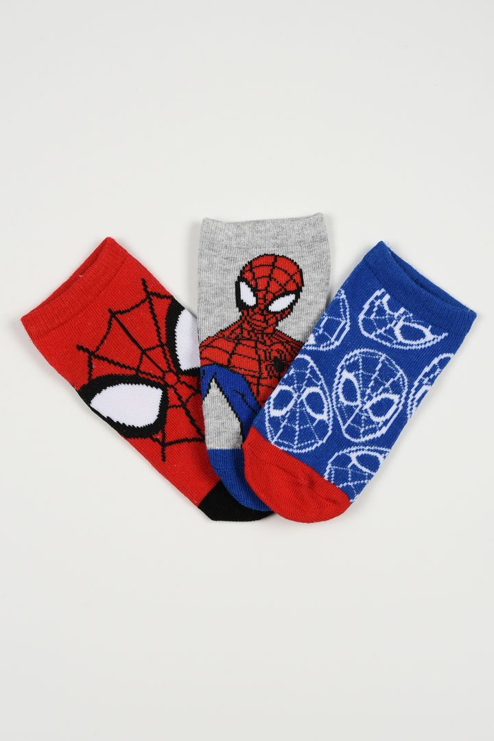 Παιδικές Κάλτσες για Αγόρι Disney Spider-Man Χρώματος Πολύχρωμο EZO6042.PACK1