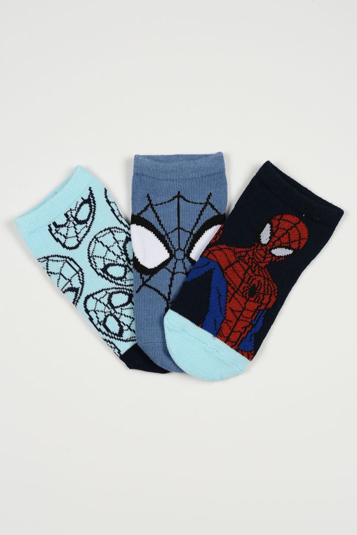 Παιδικές Κάλτσες για Αγόρι Disney Spider-Man Χρώματος Πολύχρωμo EZO6042.PACK2