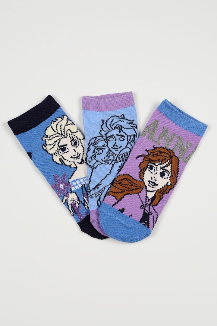 Παιδικές Κάλτσες για Κορίτσι Disney Frozen Χρώματος Πολύχρωμo EZO6014.PACK1