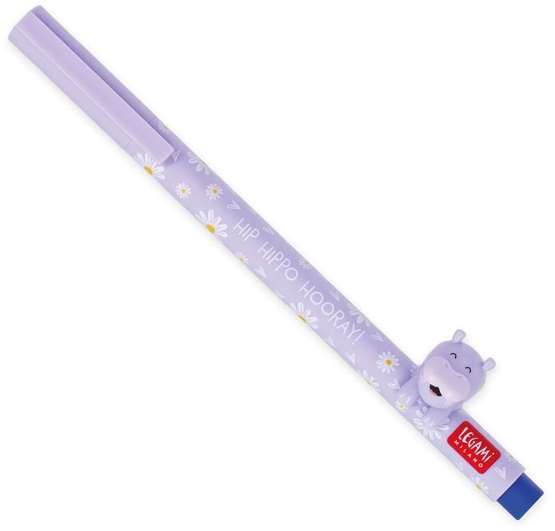 Legami Gel Pen-Lovely Friends-Hippo