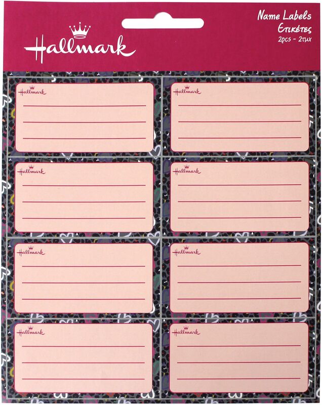 Hallmark Ετικέτα 2Τμχ.Zoo Print