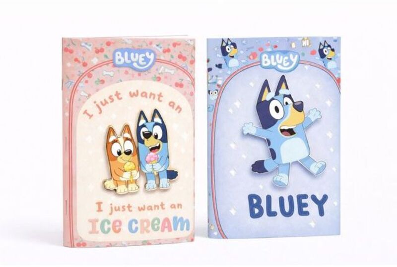 Bluey 26 Τετράδιο Καρφίτσα 17x25 40 Φύλλων-2 Σχέδια-1Τμχ